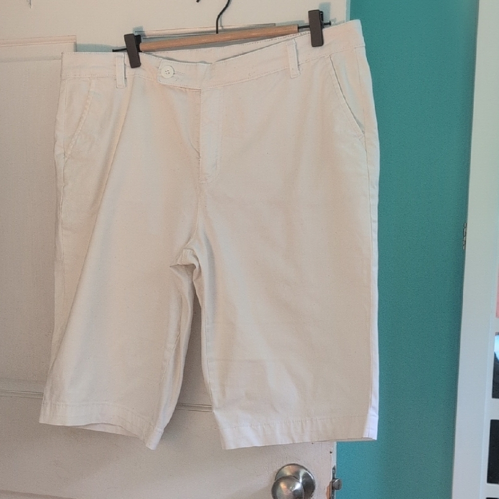 Women's White Shorts - Picture 1 of 7